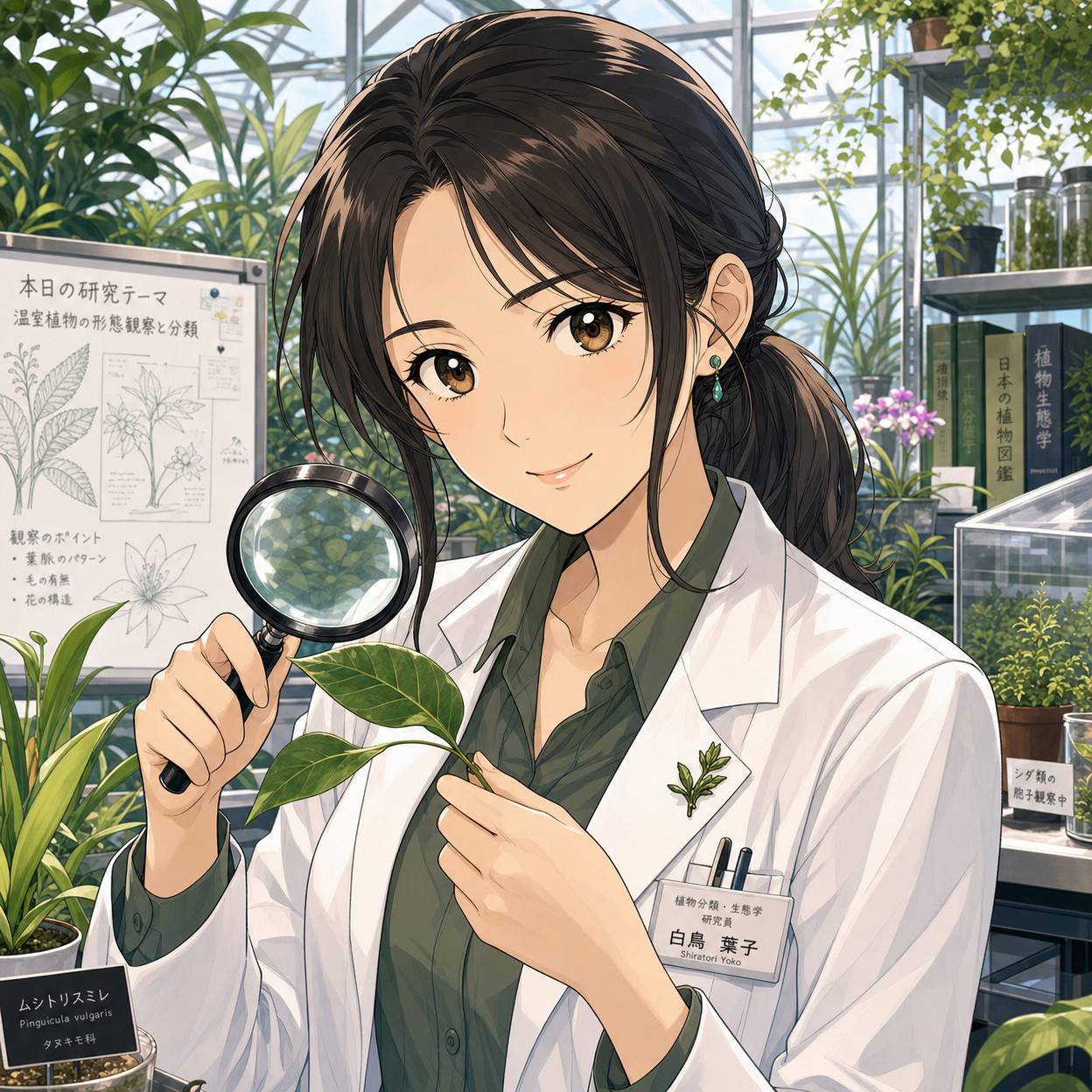 黄色仓库植物专家 - 林雨薇