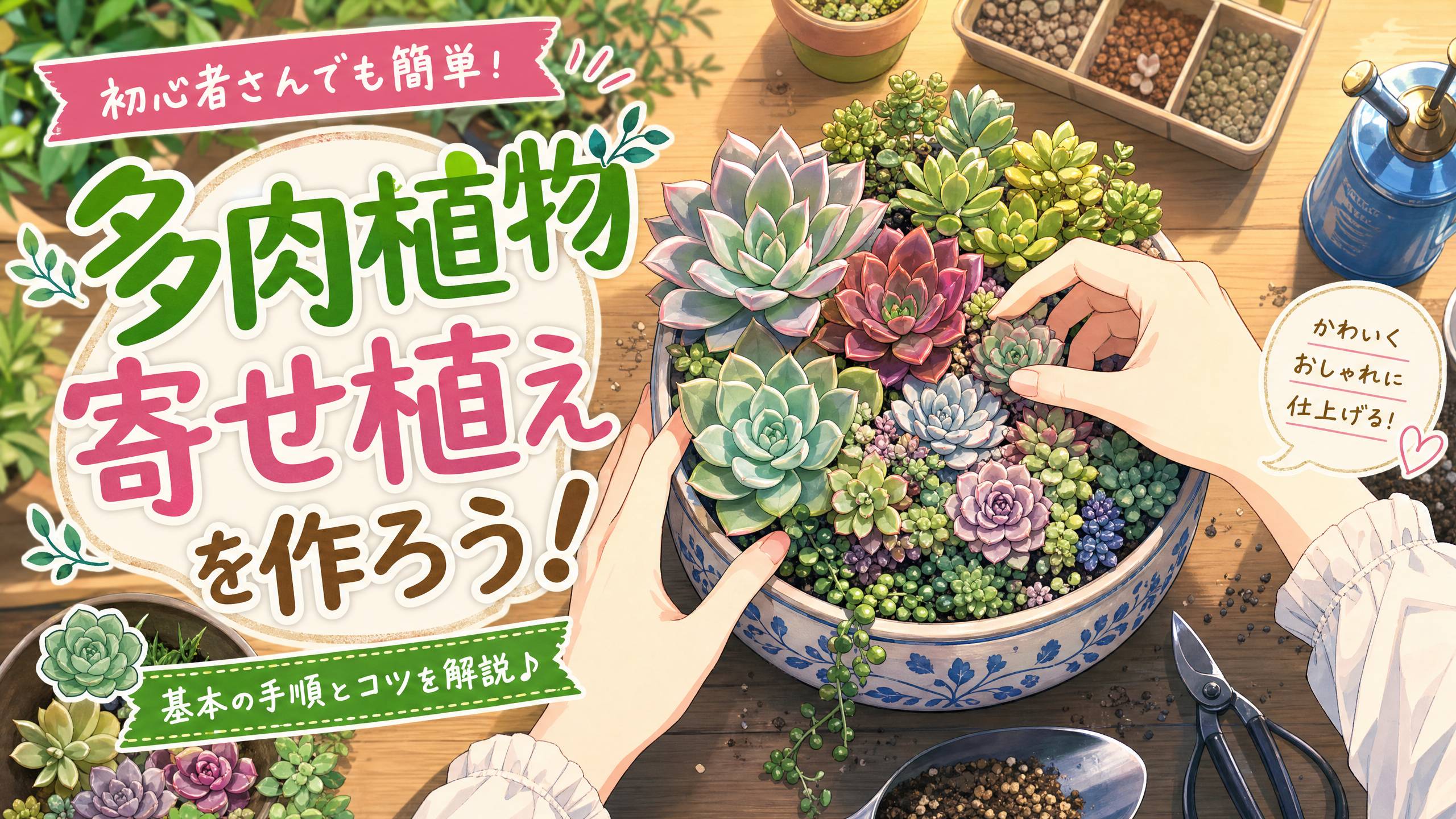 黄色仓库植物视频 - 多肉植物组合